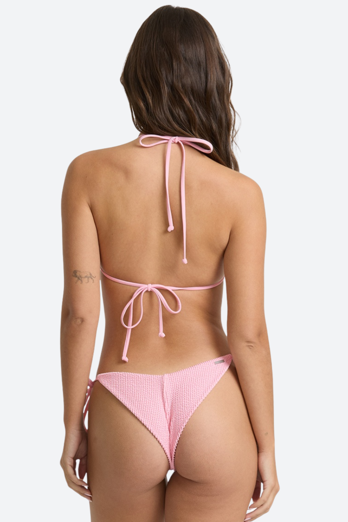 Billabong Summer Hi Tie-Side Tanga Bottom in Pink Sand