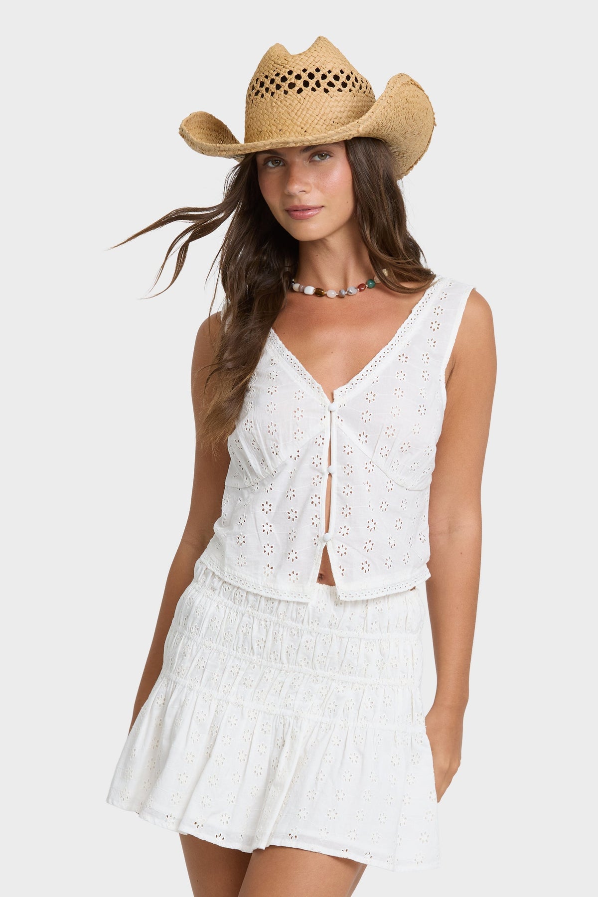 Billabong Eyelet Forever Tank Top