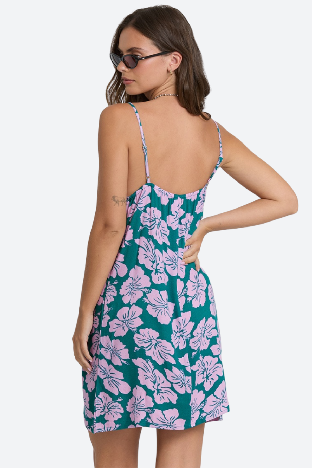 Billabong Tidal Crush Mini Dress in Deep Lagoon