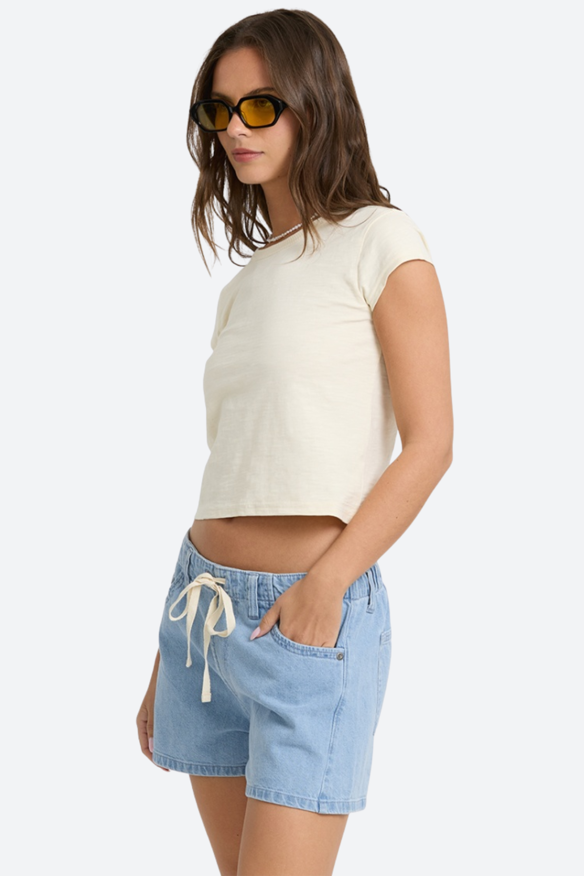 Billabong Jade Saltwashed Short in Sea Blue
