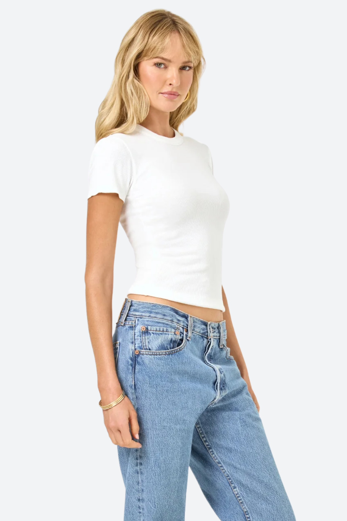 L*Space Be My Baby Tee in White