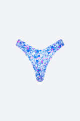 Kulani Kinis Y Cheeky Bikini Bottom in Purple Pearls