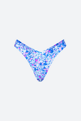 Kulani Kinis Y Cheeky Bikini Bottom in Purple Pearls