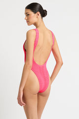Bound by Bond-Eye Maxam One Piece in Neon Azalea Recycled