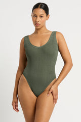 Bound by Bond-Eye Mara One Piece in Khaki Eco