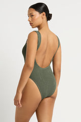 Bound by Bond-Eye Mara One Piece in Khaki Eco