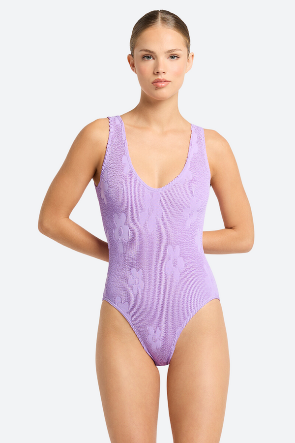 Bound by Bond-Eye Mara One Piece in Lavender Floral