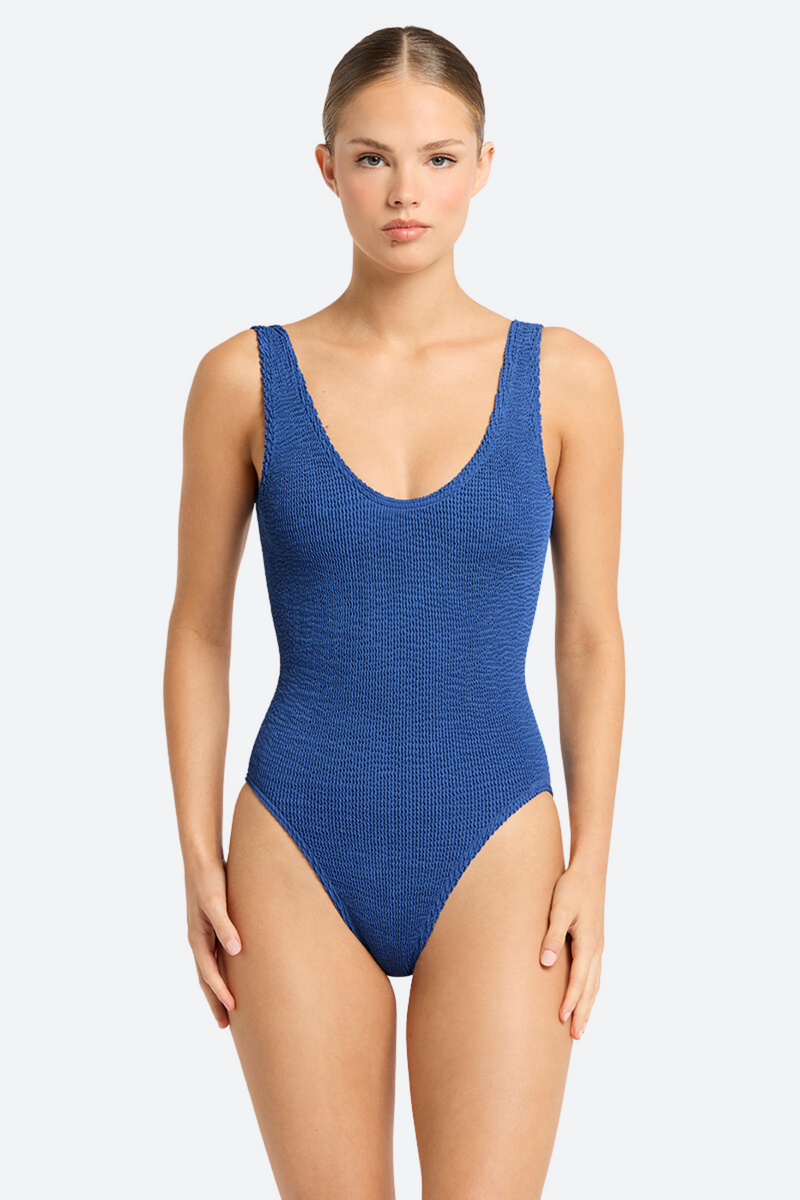 Bound by Bond-Eye Mara One Piece in Lake Recycled