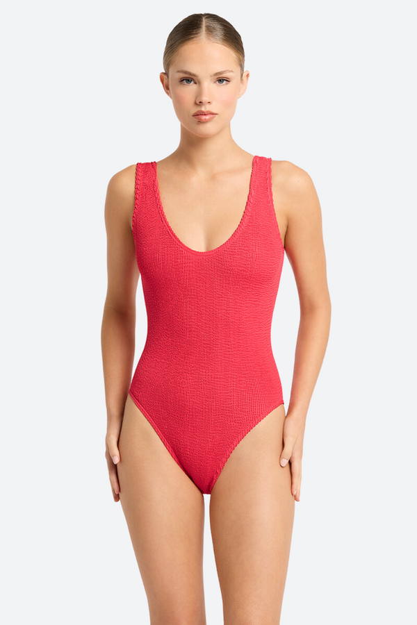 Bound by Bond-Eye Mara One Piece in Nectarine Recycled