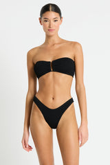 Bound by Bond-Eye Blake Bandeau Top in Black Eco