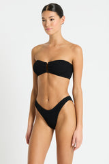 Bound by Bond-Eye Blake Bandeau Top in Black Eco