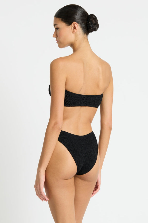 Bound by Bond-Eye Blake Bandeau Top in Black Eco