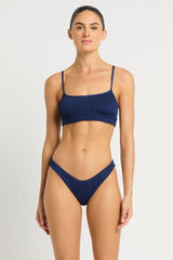 Bound by Bond-Eye Strap Saint Crop in Midnight Shimmer