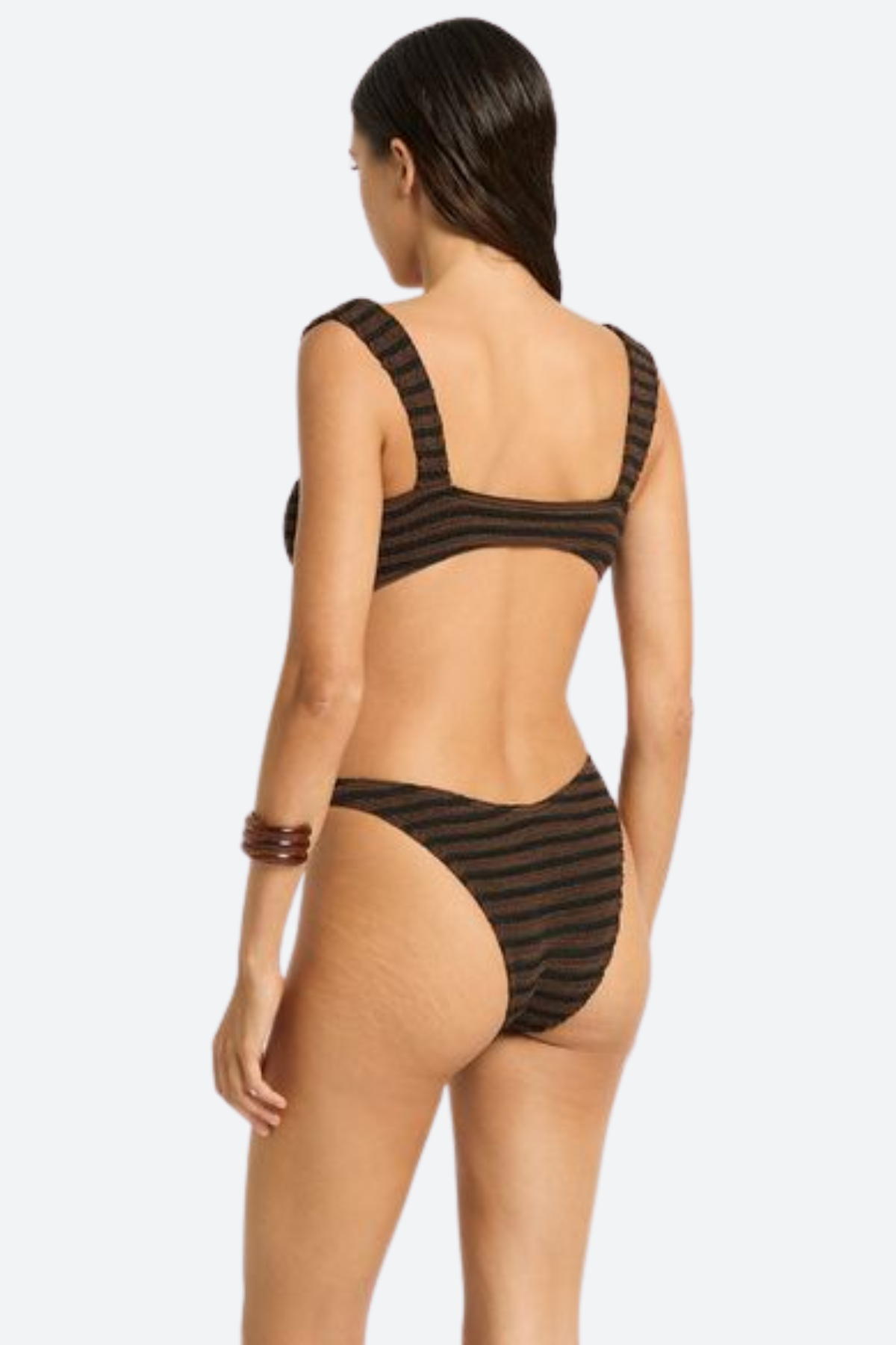 Bound by Bond-Eye Ring Delphi Crop in Carob / Black