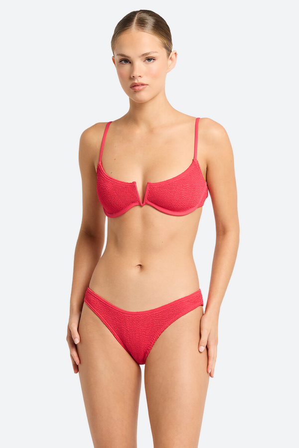 Bound by Bond-Eye Nora Balconette Top in Nectarine Recycled