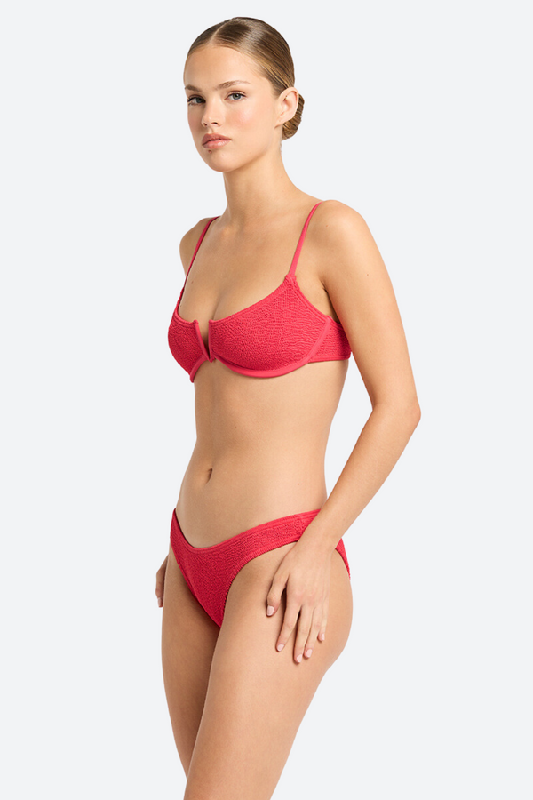 Bound by Bond-Eye Nora Balconette Top in Nectarine Recycled