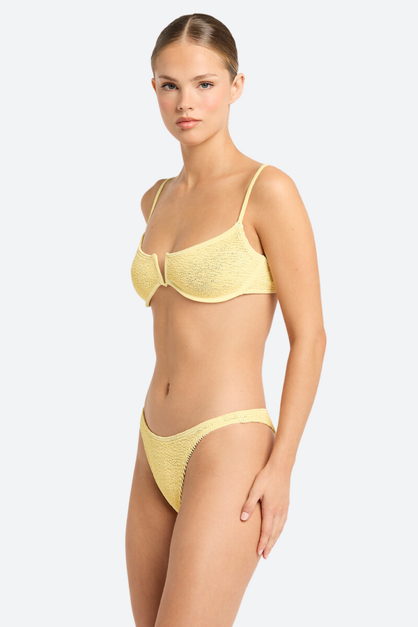 Bound by Bond-Eye Nora Balconette Top in Butter Two Tone