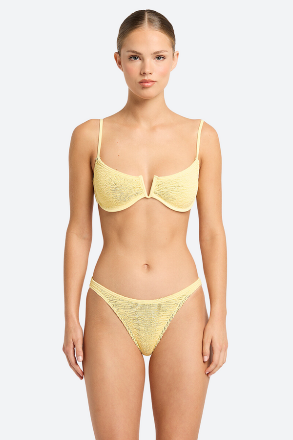 Bound by Bond-Eye Nora Balconette Top in Butter Two Tone