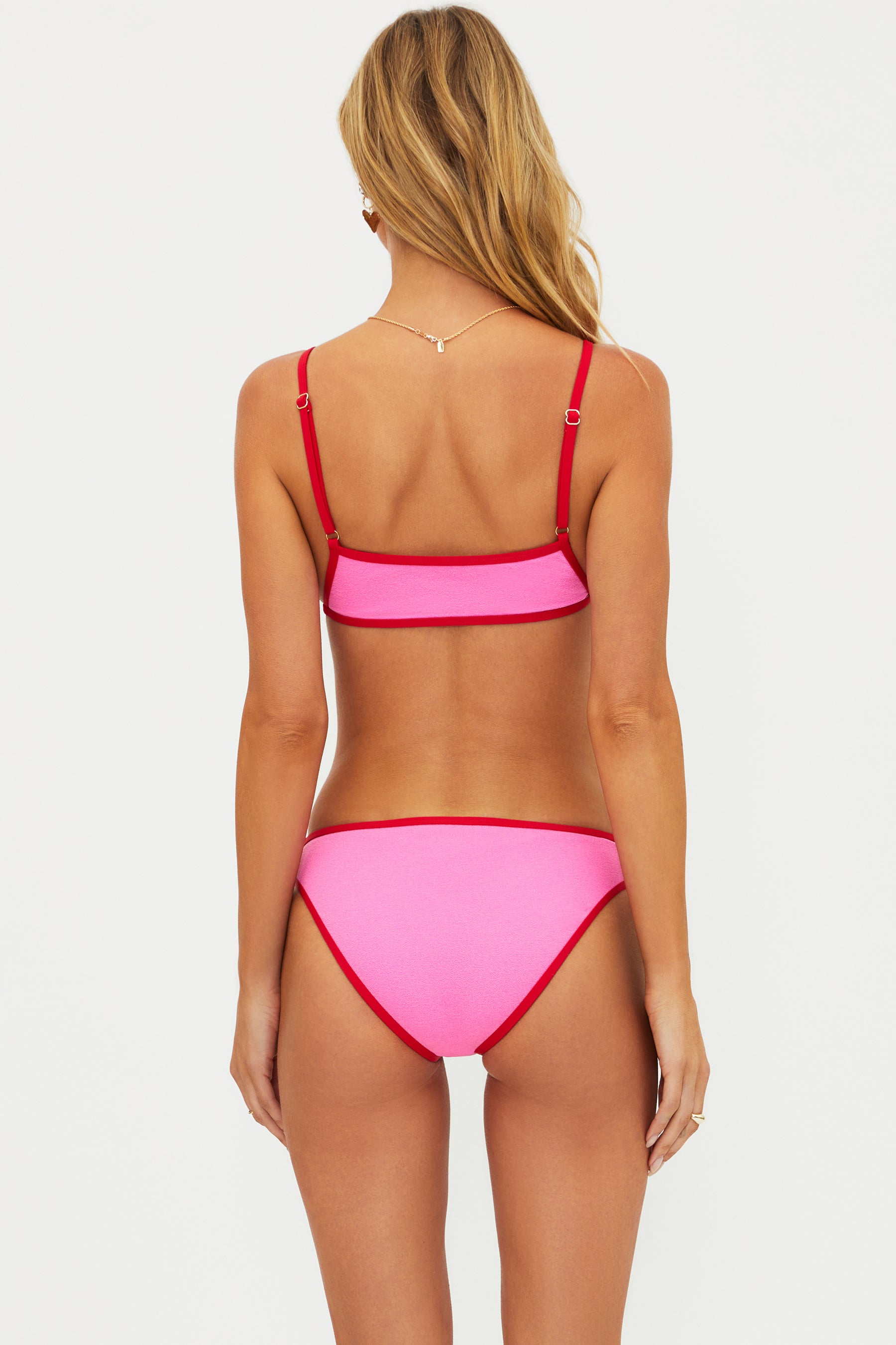 Beach Riot Kassy Top in Electric PInk