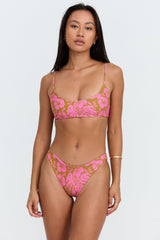 Benoa Swim Babe Top in Naupaka