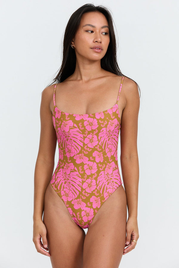 Benoa Swim Makenna One Piece in Naupaka