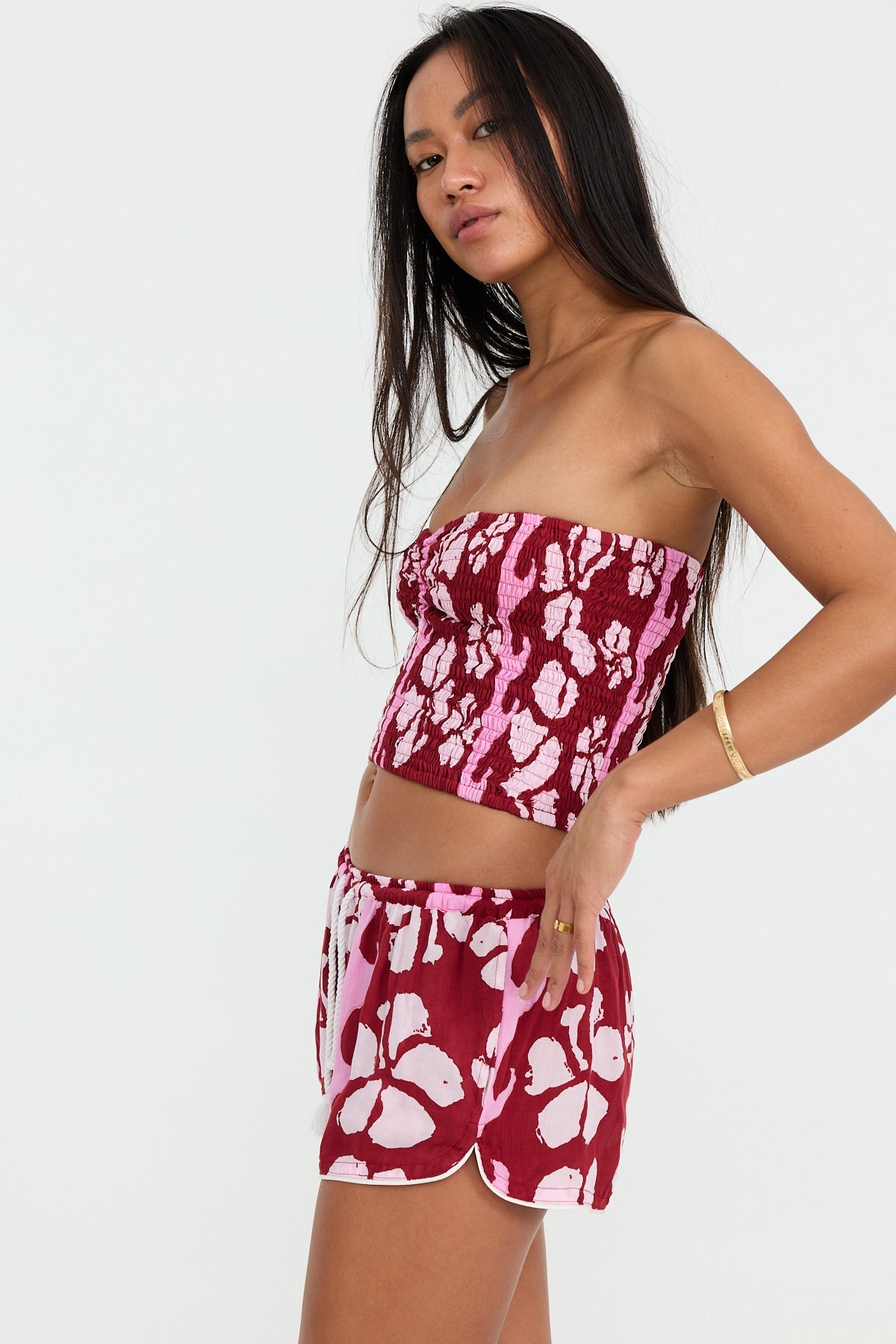 Benoa Swim Namika Tube Top in Papeete