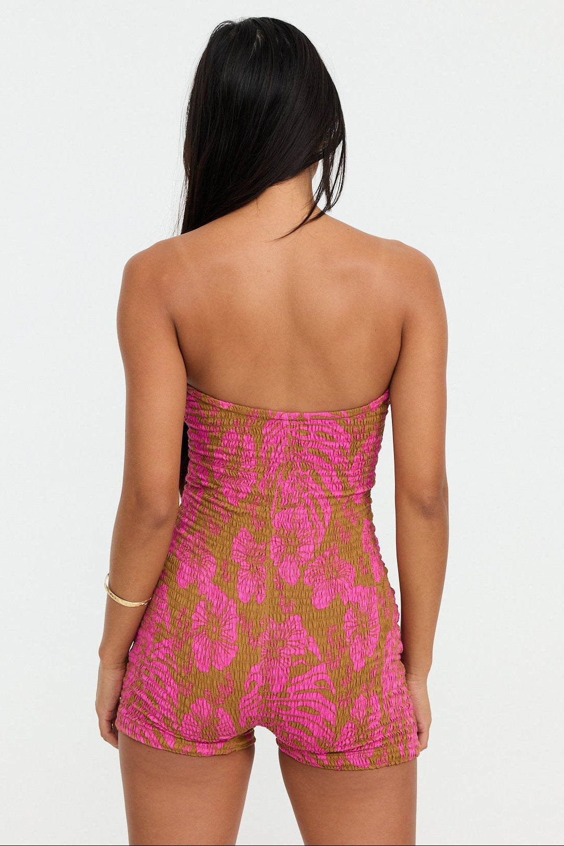 Benoa Swim Serena Romper in Garden