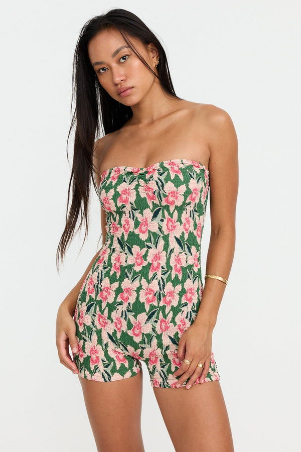 Benoa Swim Serena Romper in Waikiki