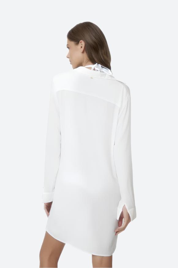 PQ Swim - Millie Tie Cover Up in Water Lily - Back View | BikiniBird