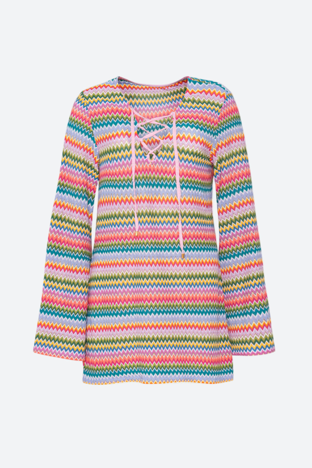PQ Swim - Noah Tunic Cover Up in Ziggy - Front View | BikiniBird