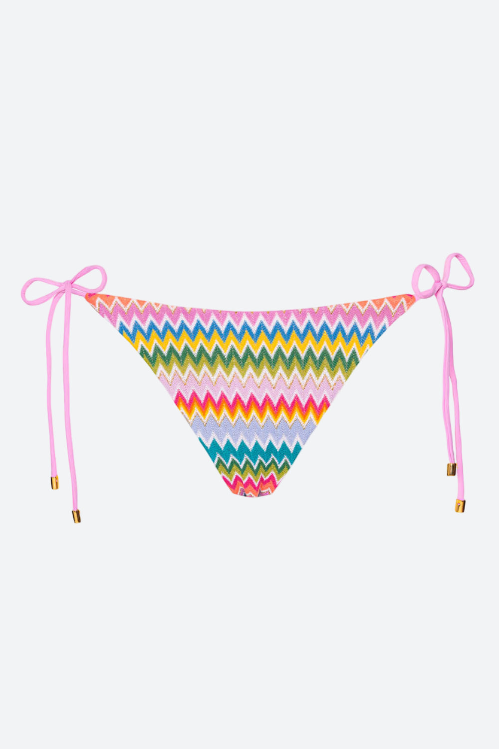 PQ Swim Tie Side Bottom in Ziggy, back view | Bikinibird