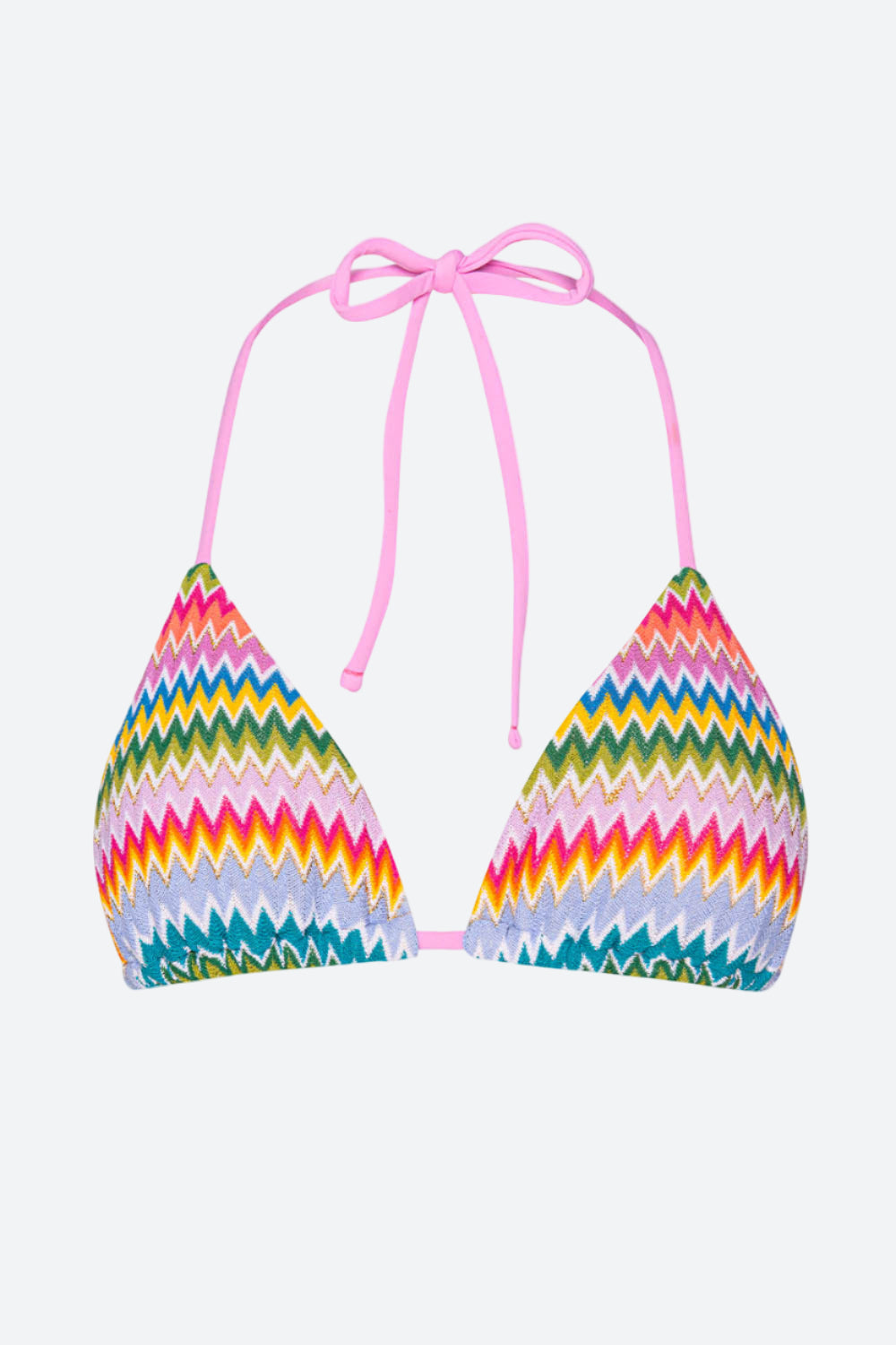 PQ Swim - Triangle Top & Tie Side Bottom in Ziggy - Front View | BikiniBird