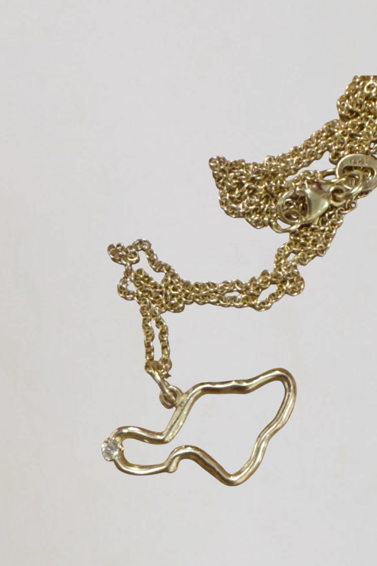 Luna Jewelry 14k Maui Pendant with gold chain