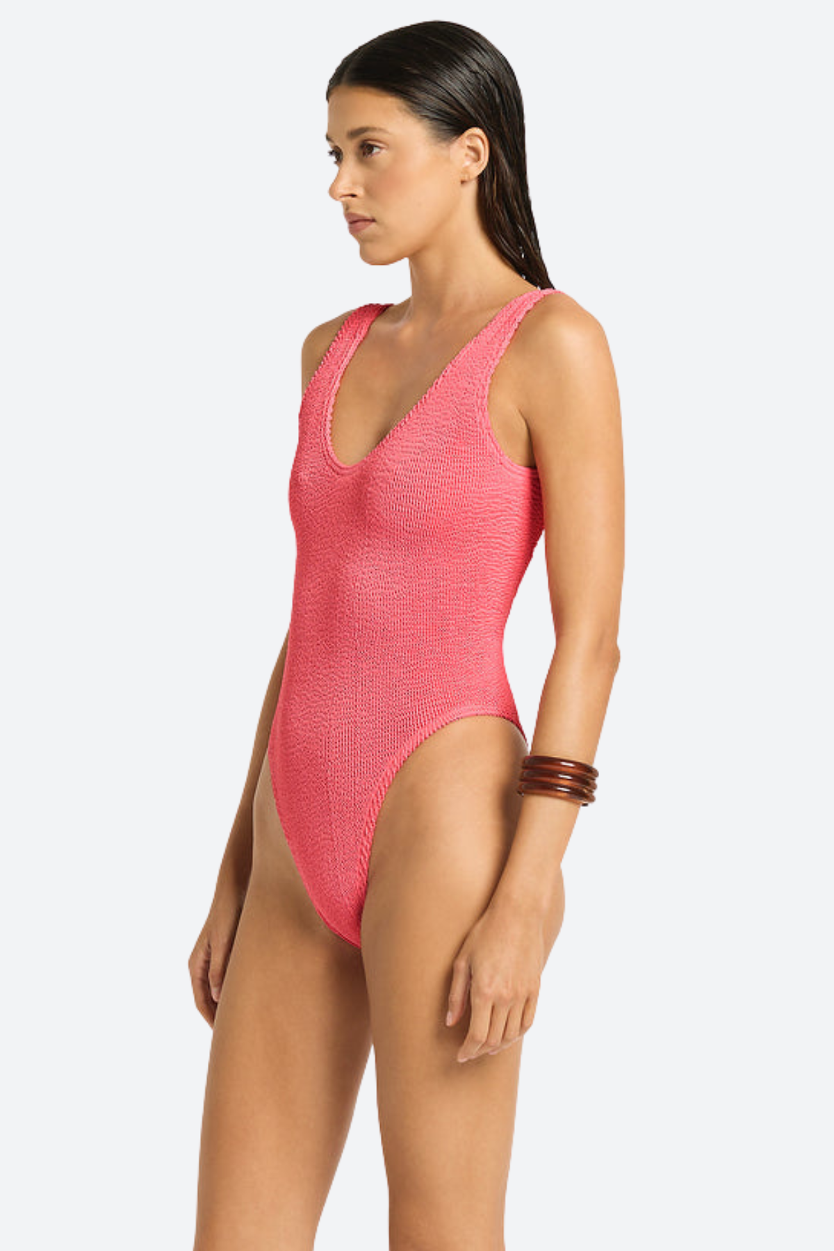 Bound by Bond-Eye Mara One Piece in Coral Pink