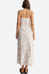 Rhythm Mimi Floral Gathered Maxi Dress in Rose