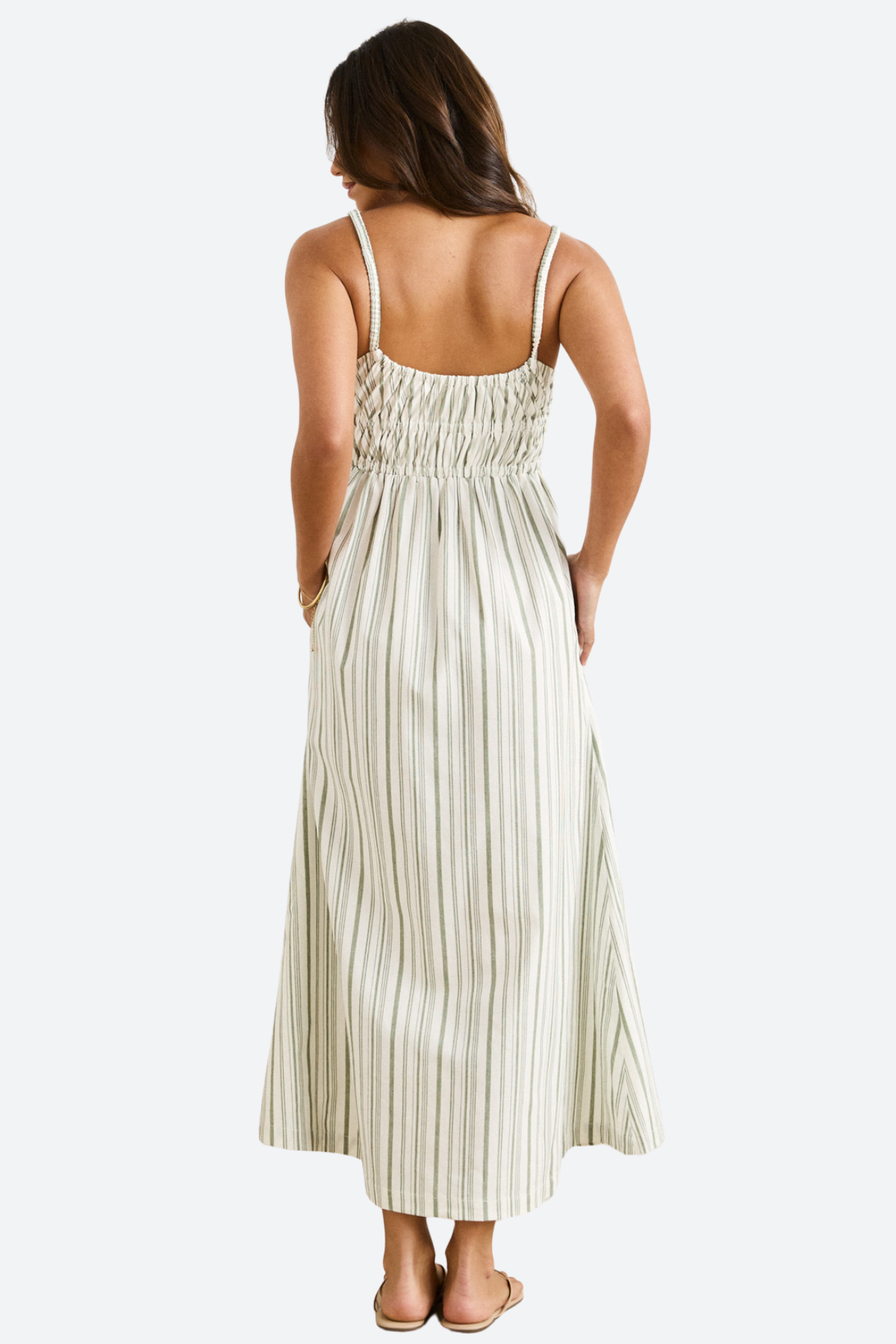 Rhythm Mallorca Stripe Midi Dress