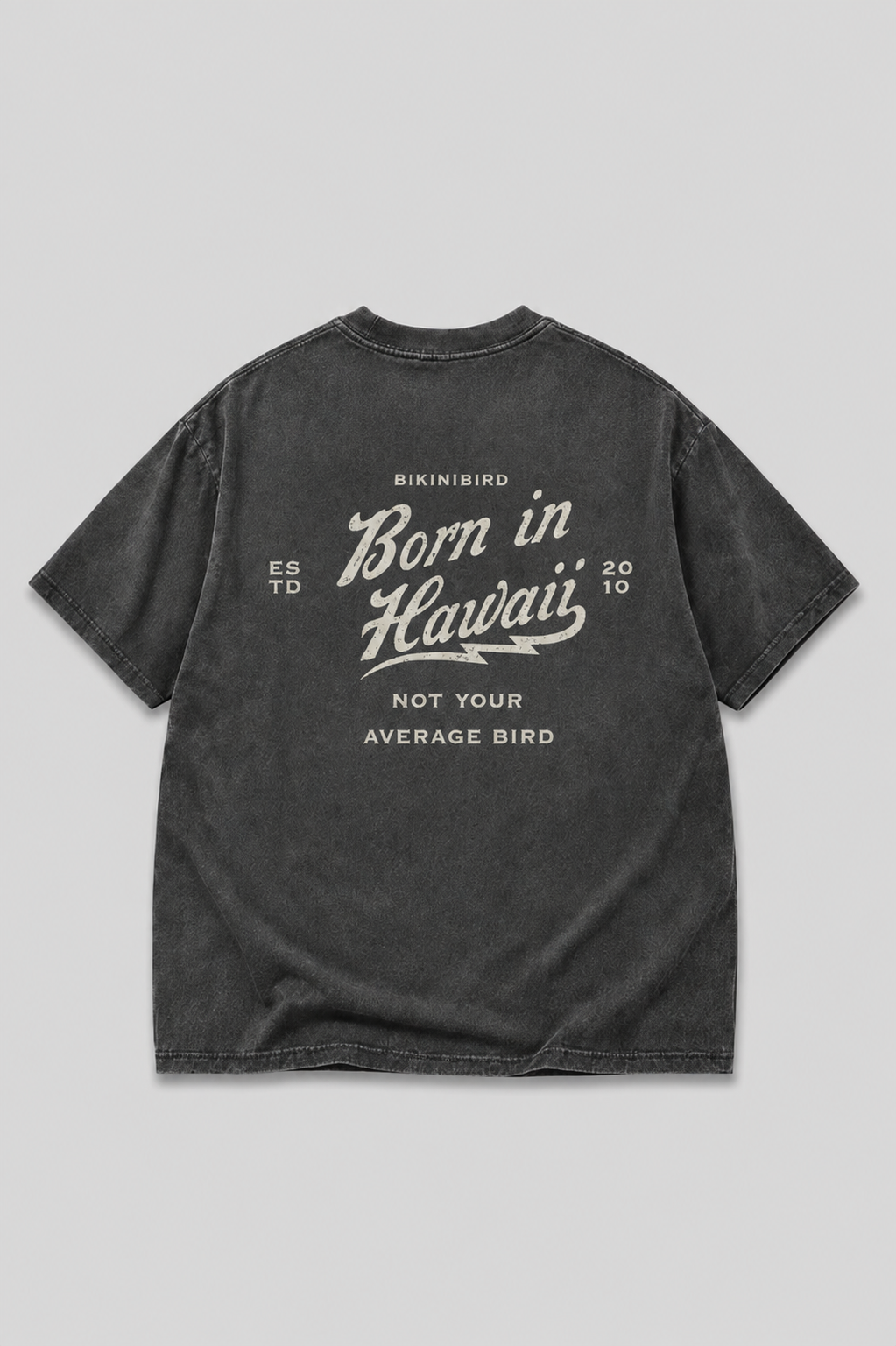 Bikinibird Oversized Box Tee in Vintage Black