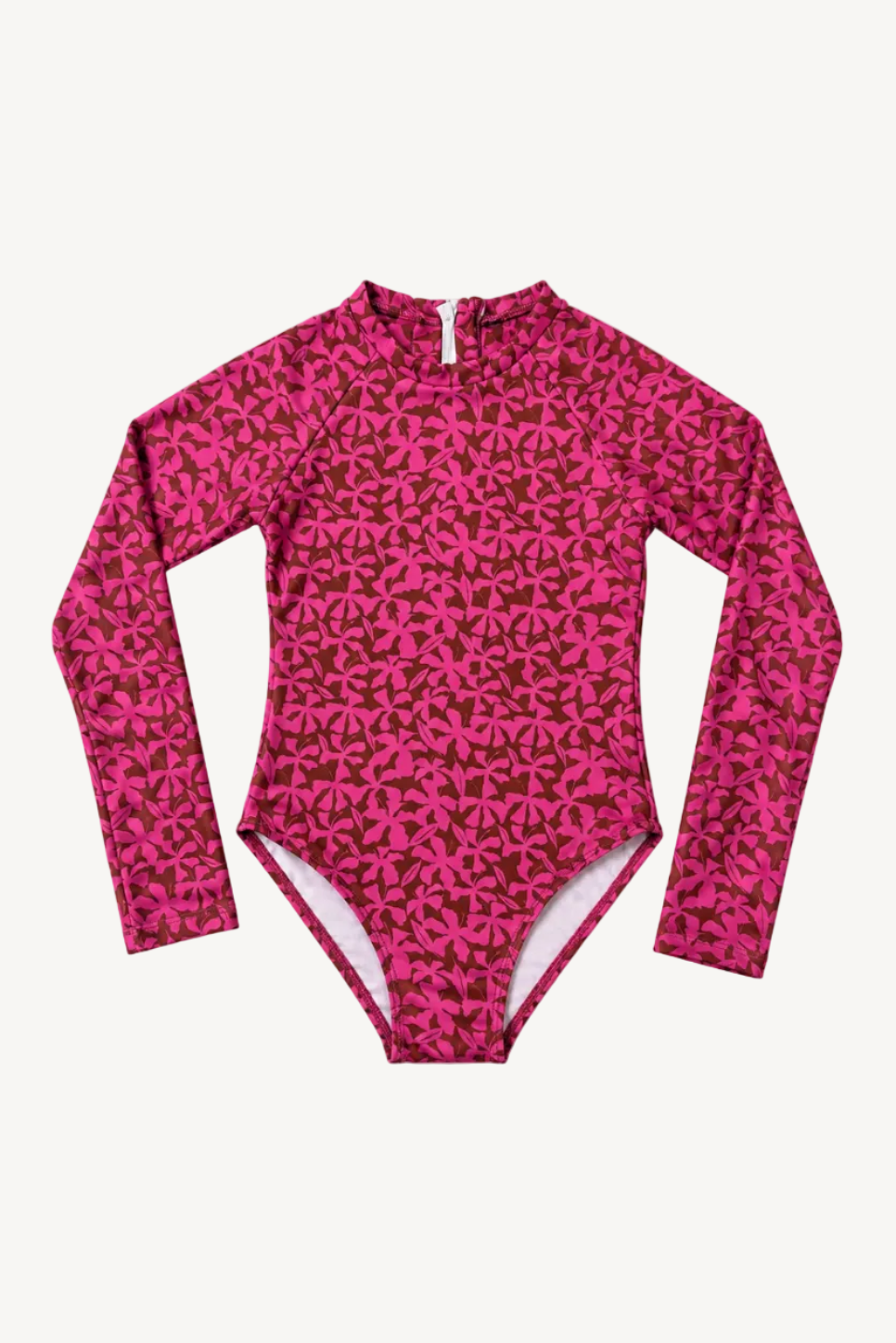 Golden Trip Kaiko Kids Long Sleeve One Piece in Cali Tropical