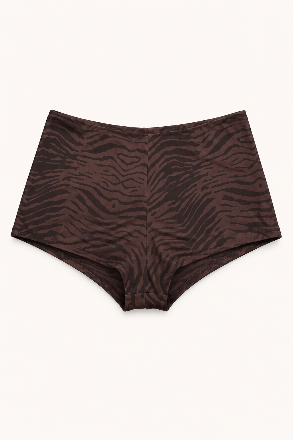 Golden Trip Cabo Boy Short in Brown Zebra