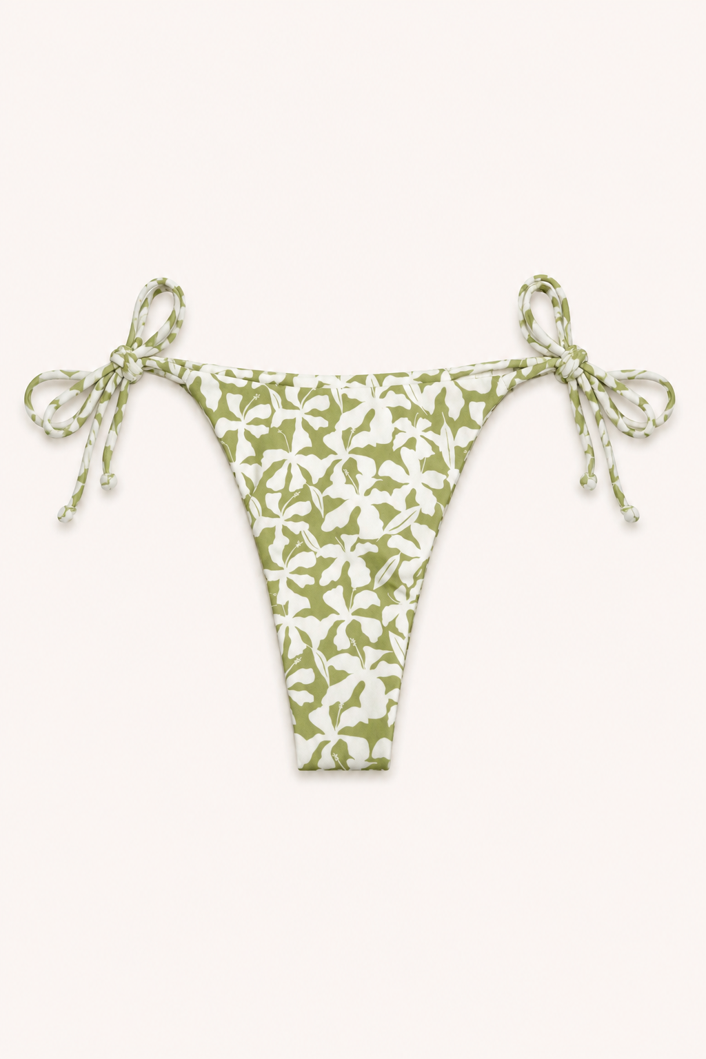 Golden Trip Skimpy Bottom in Sage Hibiscus