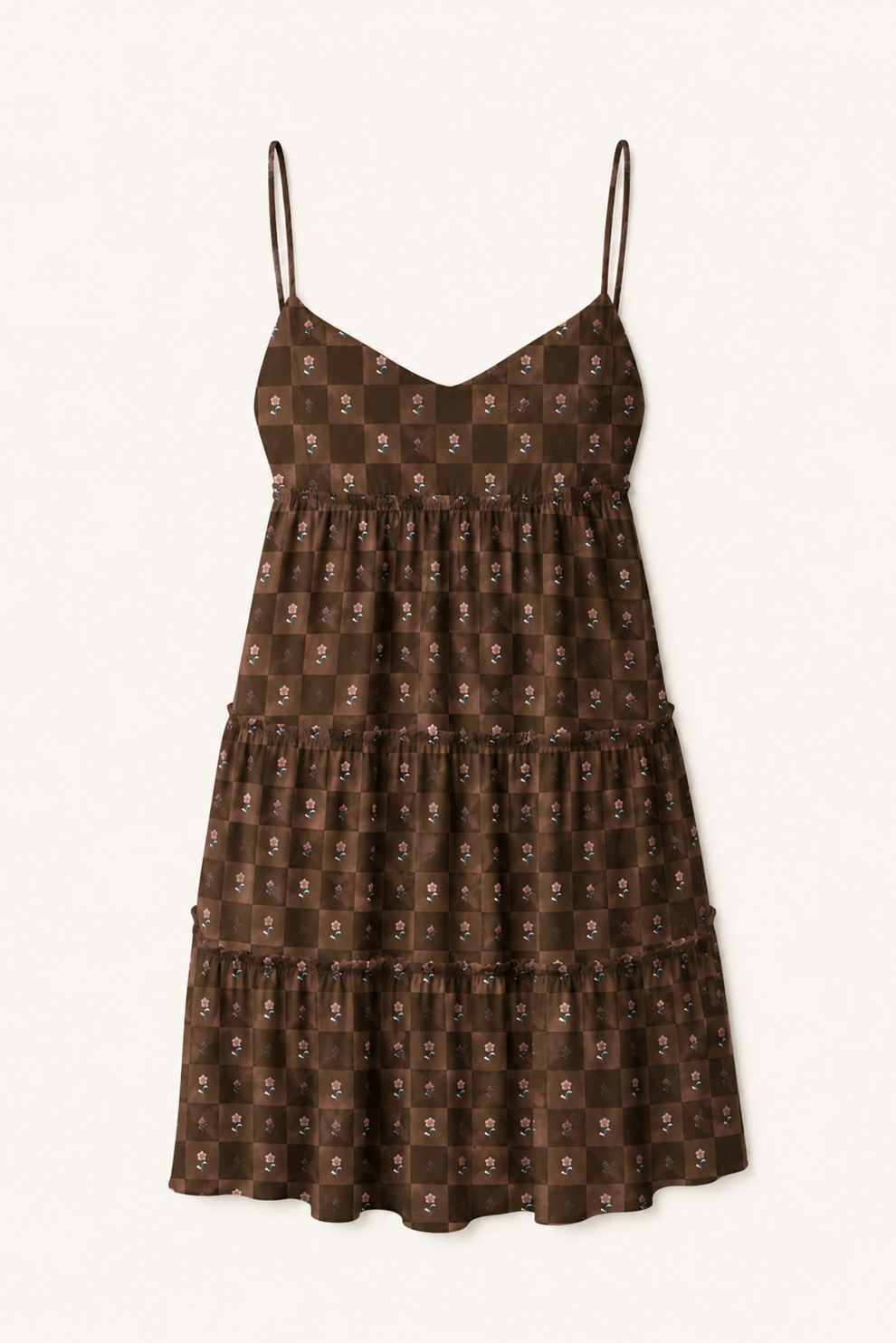 MAI Charlie Dress in Daisy Check