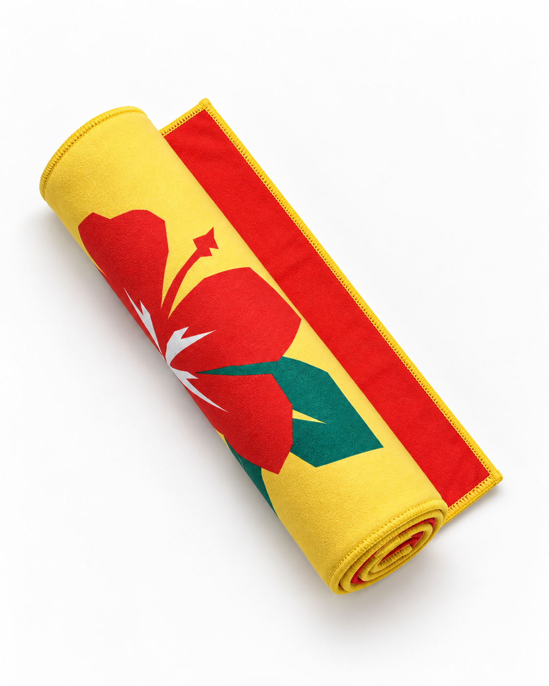 Bikinibird Towel in Red/Yellow Floral