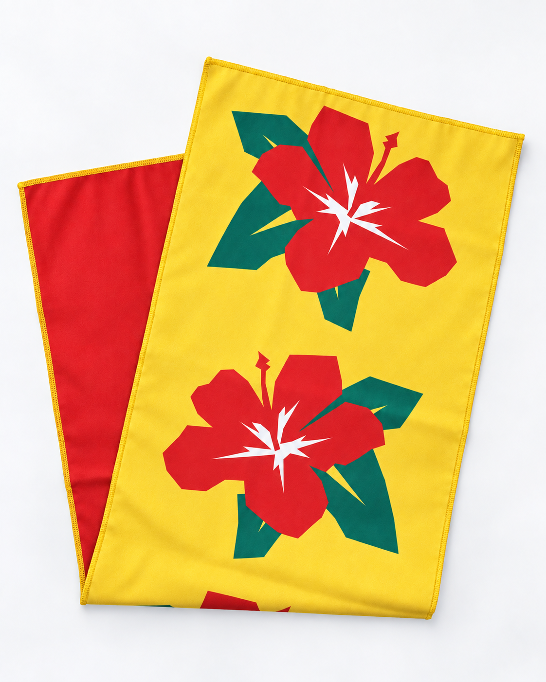 Bikinibird Towel in Red/Yellow Floral