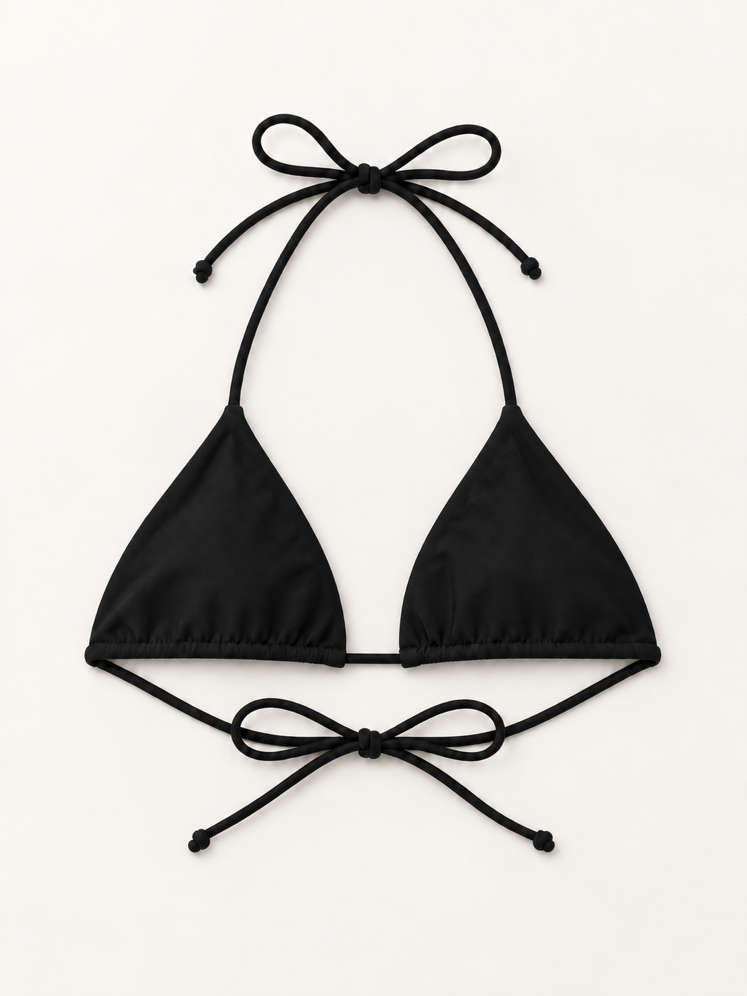 Golden Trip Mykonos Triangle Top in Black