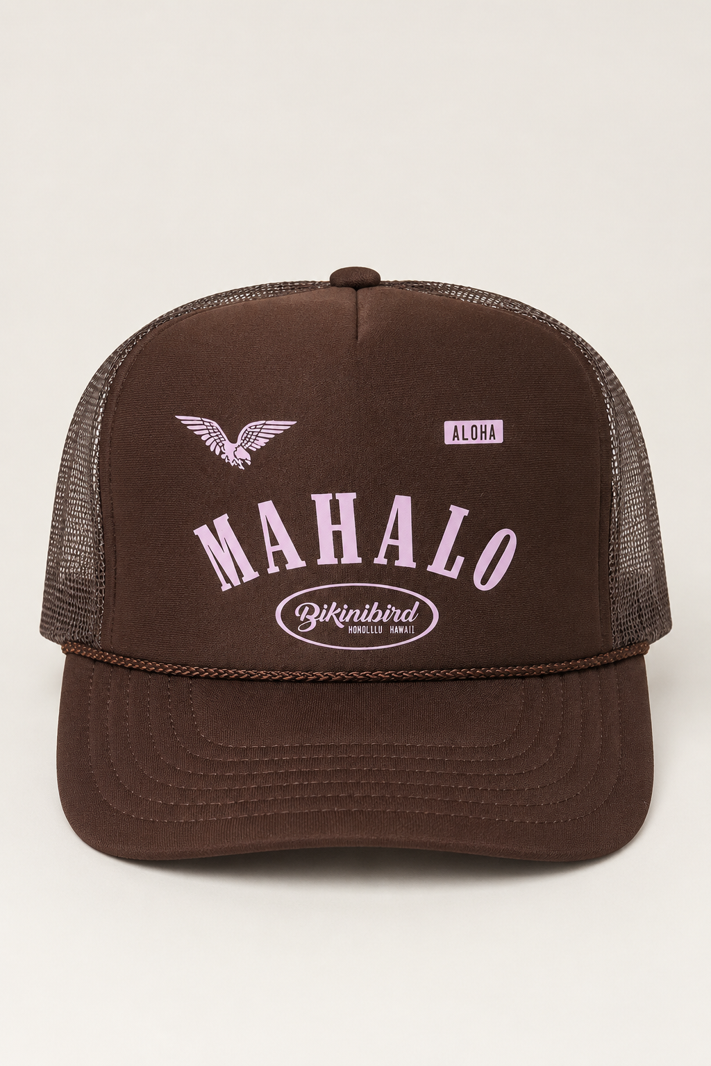 Bikinibird Moto Trucker in Brown