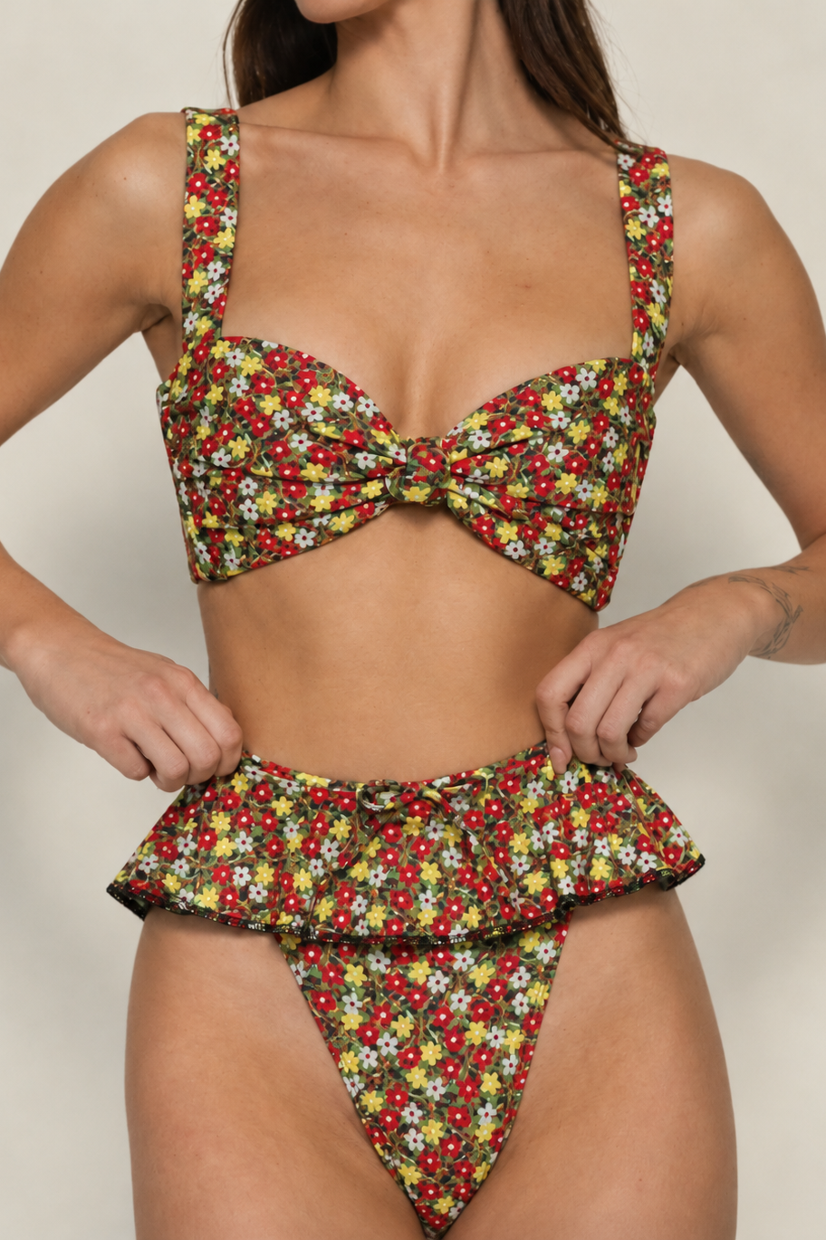 Montce Hayden Bikini Top in Sienna Floral