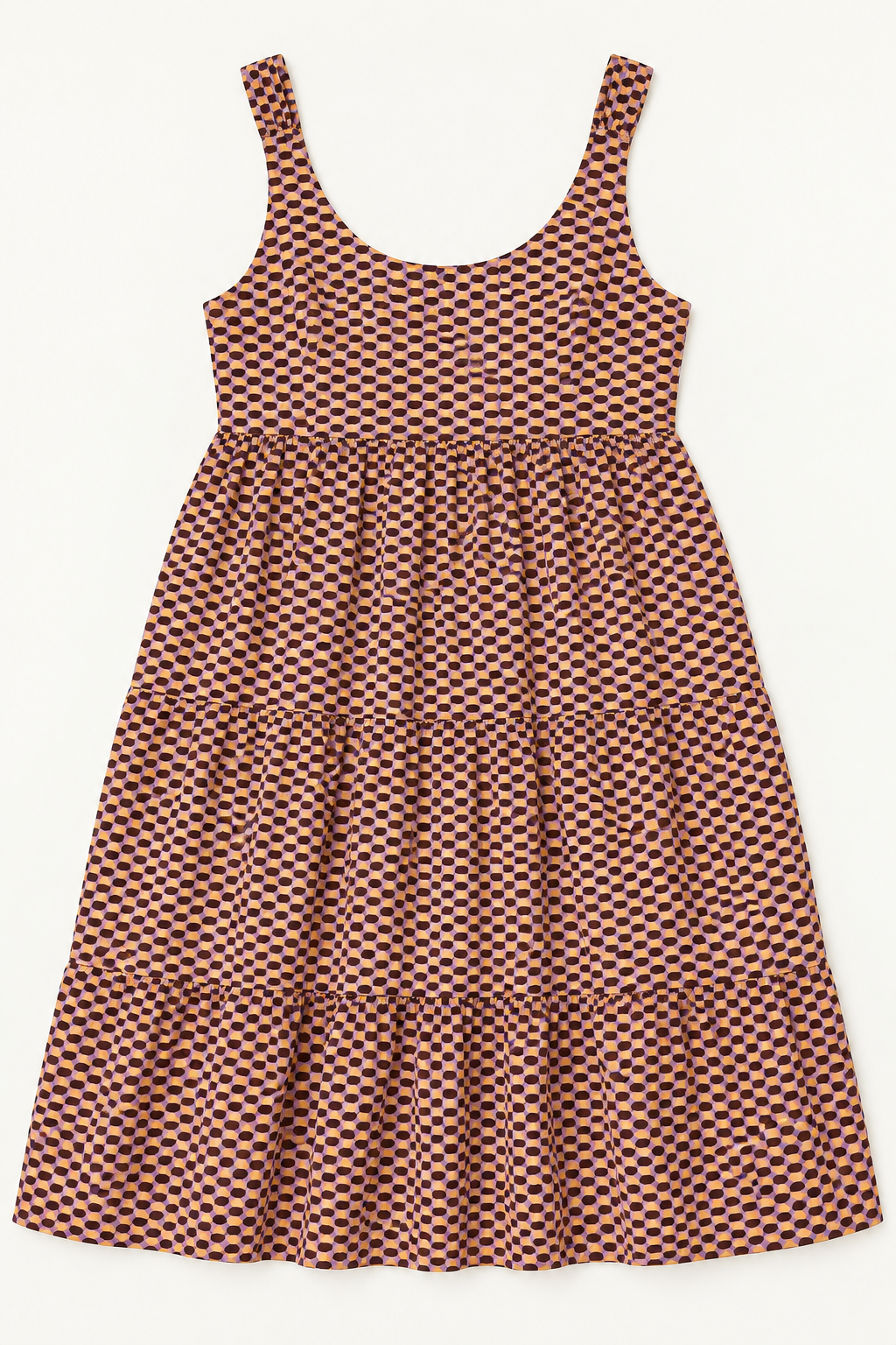 MAI Romi Dress in Violet Dot