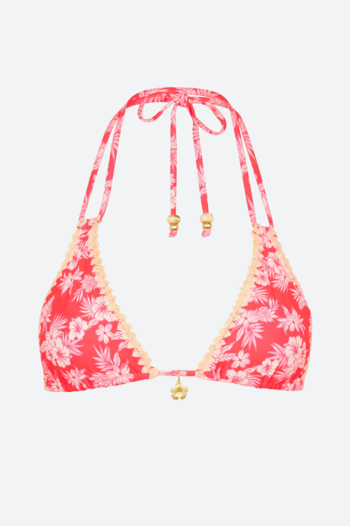 Kulani Kinis Crochet Halter Bikini Top