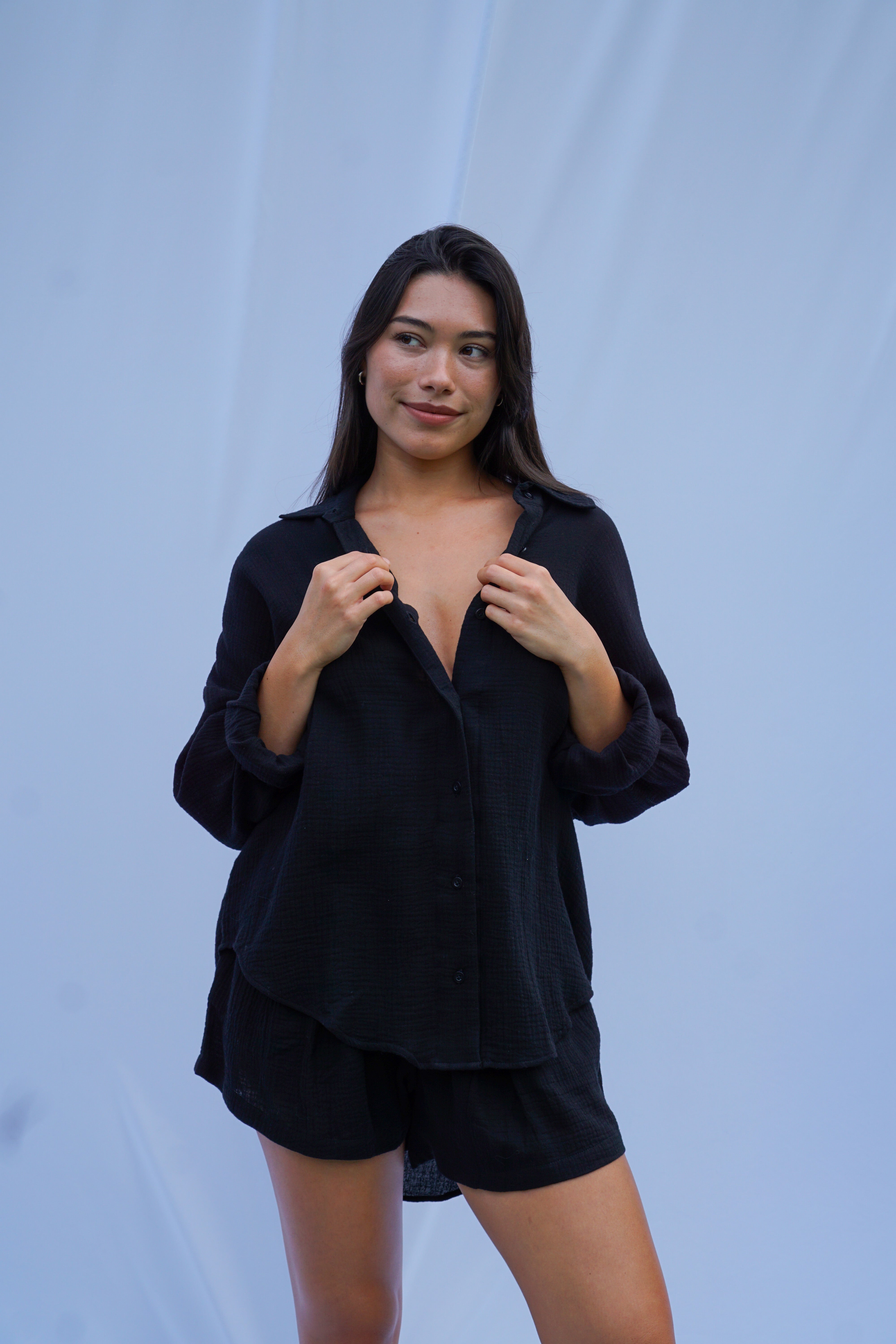 Golden Trip Belize Top in Black