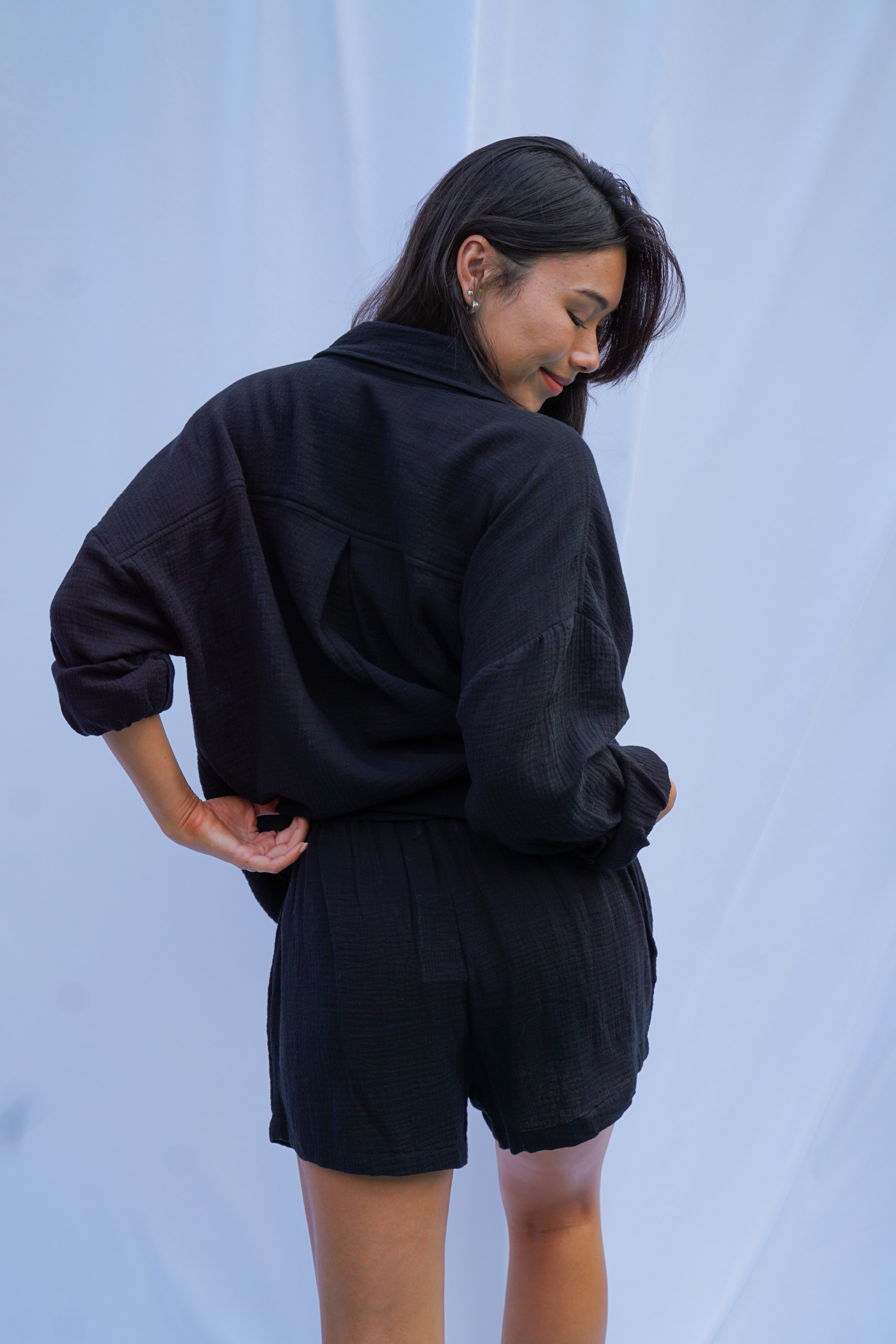 Golden Trip Belize Top in Black